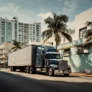 Urban Giant: Truck Among the Palms