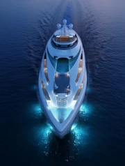 Shine of the Yacht: Elegant Transport on the Sea Surface