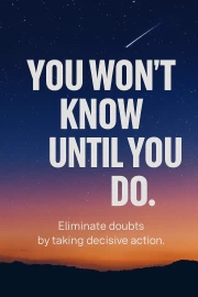 Sunset of Resolve: You Won't Know Until You Do