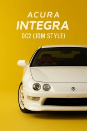Acura Integra DC2 in JDM style: Dynamics and Speed