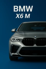Power and style: BMW X6 M F96 on the wall