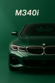 BMW M340i G20: Dynamics and Style on Your Wall