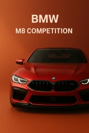 BMW M8 Competition: Dynamics and Power on Your Wall