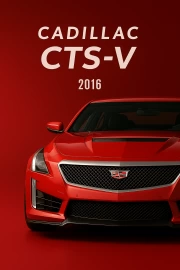 2016 Cadillac CTS-V: Luxury and Speed on the Wall