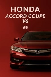 Honda Accord Coupe V6 2017: Dynamics and Power on Your Wall