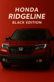Honda Ridgeline Black Edition: Elegant Power on the Wall