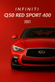 Infiniti Q50 Red Sport 400: Dynamics and Style on Your Wall