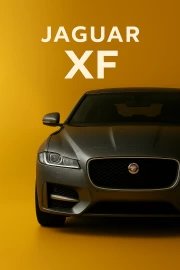 Jaguar XF: Elegance and Speed on a Bright Background