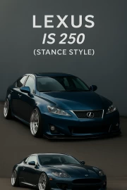 Stylish Lexus IS250 XE20 in Stance Style