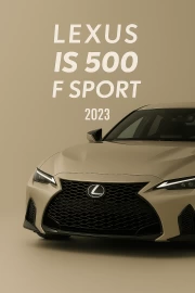 Power and Style: Lexus IS500 F Sport on the Wall