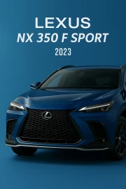 Dynamic style: Lexus NX350 F Sport interior