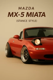 Speed Inspiration: Mazda MX-5 Miata NA in Stance Style