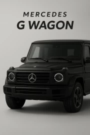 Mercedes G Wagon Matte Black: Power and Elegance on the Wall