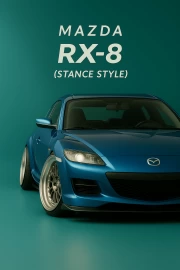 Elegance and Drive: Mazda RX-8 SE3P in Stance Style