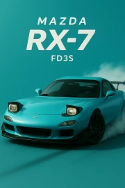 Drift Legend: Mazda RX-7 FD3S in Motion