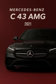 Power and Elegance: Mercedes Benz C43 AMG on Your Wall