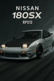 Drift Legend: Nissan 180SX RPS13 in Speed Style