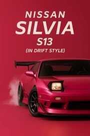 Nissan Silvia S13: Drift Energy in the Interior