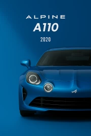 Renault Alpine A110: Elegance and Speed on Canvas