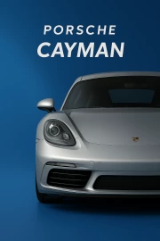 Silver Porsche Cayman: Elegance and Speed on Your Wall