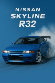 Nissan Skyline R32 in Drift: Dynamics and Speed