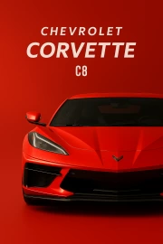 Chevrolet Corvette C8: Dynamics and Style on Your Wall