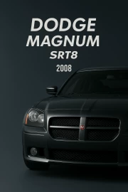 Dodge Magnum SRT8 2008: Dynamics and Power on Your Wall