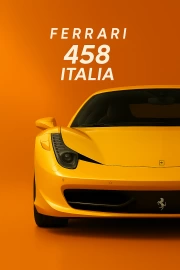 Ferrari 458 Italia: Dynamics and Style on Your Walls
