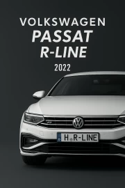 Elegant Volkswagen Passat R Line 2022: Dynamics and Design on Your Wall