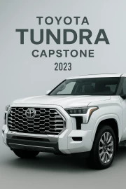 2023 Toyota Tundra Capstone: Power and Style on Your Wall