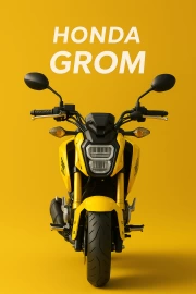 A Brilliant Splash of Adrenaline: Honda Grom for Walls