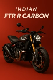 Indian FTR R Carbon: Dynamics and Style in Motion