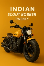 Speed and Style: Indian Scout Bobber Twenty