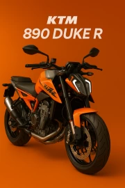 Dynamics and Power: KTM 890 Duke R in Motion