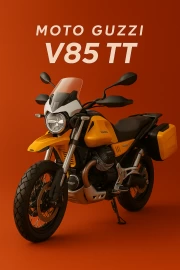 Road Legend: Moto Guzzi V85 TT - Speed and Style