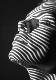 The Enigmatic Face: Grace and Mystery in Lines