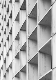 Architectural Symphony of Lines and Shadows: Abstract Wall Texture