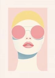 Bright Geometry: Pastel Minimalism for Interior