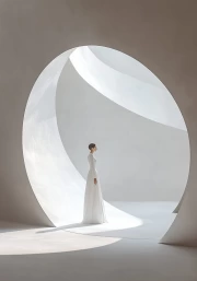 Elegant Figure: Light and Lines in Minimalism