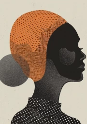 Elegance of Lines: Minimalism and Contrasts in Flat Illustration