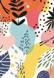 Vivid Patterns: Minimalism for the Bold