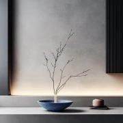 Elegant Minimalism: Branch in the Interior