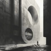 The Grandeur of Architectural Minimalism: Forms and Shadows