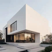 Modern Elegance: Minimalist Living Space in Architectural Style