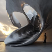 Architectural Portal of the Future: Journey to the World of Innovation and Harmony