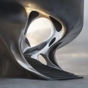 Futuristic Architecture Portal: Journey Beyond