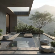 Modern Rooftop Oasis: Architectural Magic of Tranquility