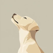 Beige Dog: Harmony of Minimalism