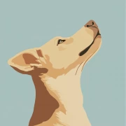 Pastel Silhouette: Minimalistic Shepherd Look