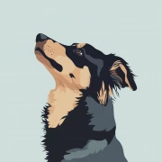 Pride of the Shepherd Dog: Elegant Minimalism